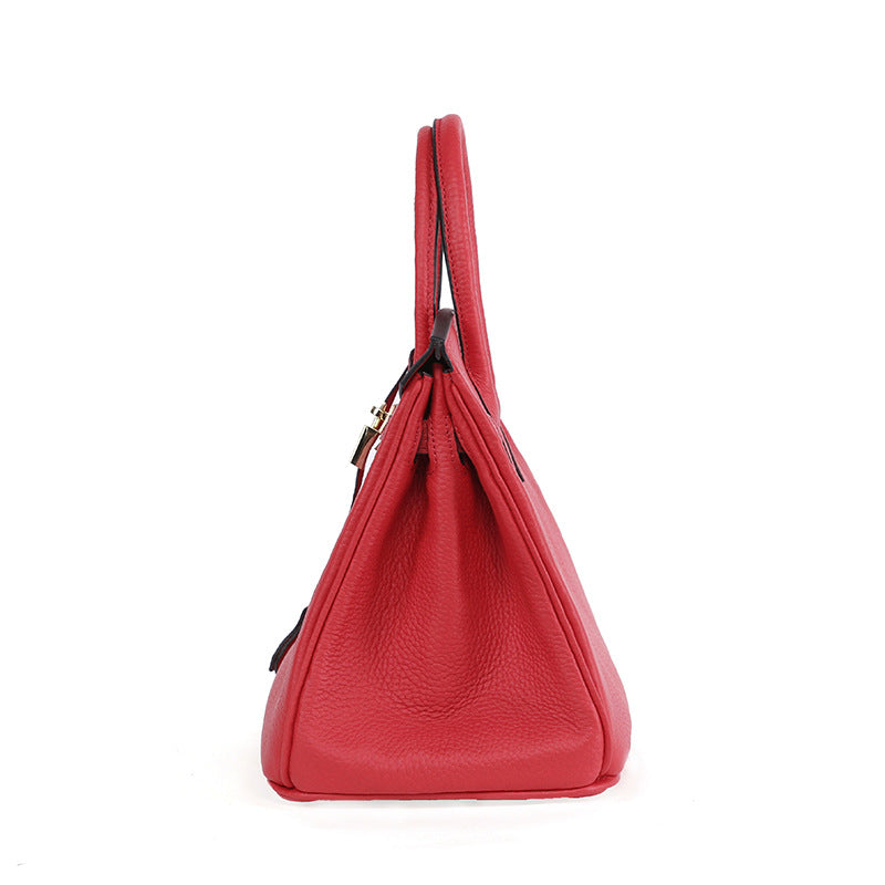 platinum cowhide handbag for women