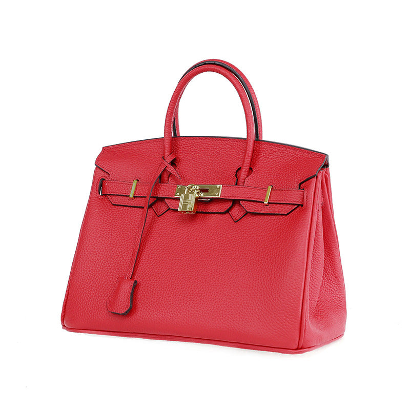 platinum cowhide handbag for women