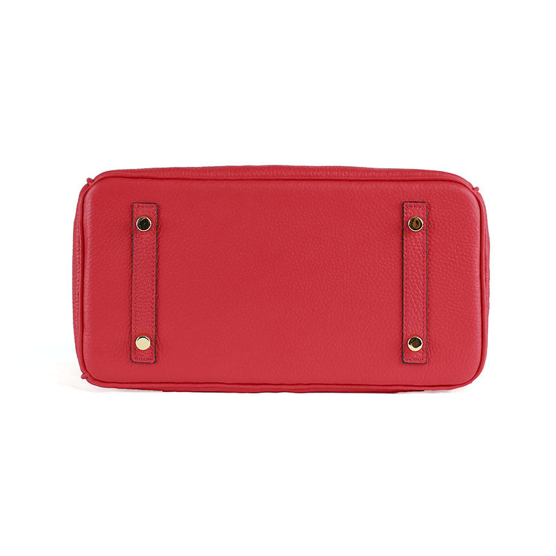 platinum cowhide handbag for women